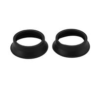 Foldable Soft Rubber Eyecups for Microscopes and Binoculars, 2-Pack Universal 28-32 mm Ocular Cover with Comfortable Eye Relief -