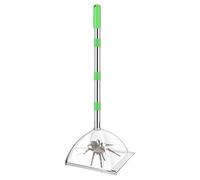 Foldable Spider Catcher, Spider Catch and Release Tool, Long Handled Fly Grabber, 12 Inches Catcher with Secure Box, Durable Trap with Easy Grip Handle, Home Office Apartment