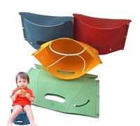 Foldable Stool Camping, Travel Folding Stool Small, 31cm/12.2in 30cm/11.81in 12.5cm/4.92in Quick Opening Pocket-Size Furniture for Commuting, Fishing, Gathering, 4x for Men, Women