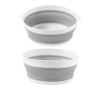 Foldable Strainer Colander - DoubleLayer Folding Mixing Bowl Fruit Strainer