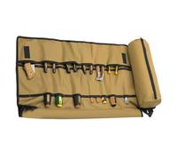 Foldable Tool Storage Bag, Roll Up Hardware Organizer, Waterproof Durable Tool Roll with Reinforced Handle, Thickened Wear-Resistant Carrying Pack, Multi Pocket Tools Organizer for Workshop
