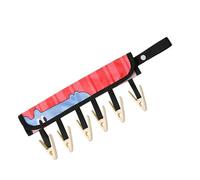 Foldable Travel Hangers - Socks Drying Rack, Compact Clothes Hanger with Portable Laundry Clips System, Travel Drying Organizer, Camping Laundry Hanger for Details, Hotel Cruise Dorm Bathroom Washing