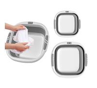 Foldable Wash Basin - Space Saving Washtub | Foldable Dish Basin | Portable Dish Tub | Foot Soaking Washtub | Portable Clothes Washing Tub For Laundry Camping Hiking
