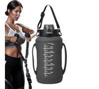 Foldable Water Bottle, 1.8l Reusable Leakproof Drinking Cup, Wide Mouth Travel Hydration Container, Lightweight Flask, Portable Sports Gear, Ideal for Adults Kids Cyclists Runners Traveler