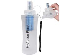 Foldable Water Bottle - 500ml Wide-mouth Folding Portable Filter Flask