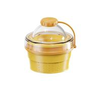 Foldable Water Cup - 9x9x15.7cm, 375ml Reusable With Ice Ball Mold - Silicone Folding Coffee Cup For Travel For Wine Juice Beverage Kids Students Gym Camping Beach Picnic School