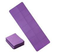 Foldable Workout Mat, Anti-Slip Fitness Pad, 72.05x24.02x0.16in Double Sided Exercise, Quiet Cushion Design, Carry Bag Included for Home Training, Yoga, Pilates, Stretching