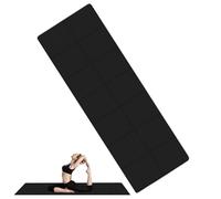Foldable Workout Mat, Anti-Slip Fitness Pad, 72.05x24.02x0.16in Double Sided Exercise, Quiet Cushion Design, Carry Bag Included for Home Training, Yoga, Pilates, Stretching