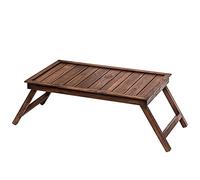 FoldableLow Table Solid Wood Inclined Table Legs Tea Table Home Living Room Bay Window Balcony Small End Table 70cm Long