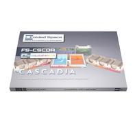 Folded Space FS-CSCDA Organizer per Cascadia con inserto Landmarks