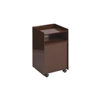 Folded Trolley H61.5 con cassetto Dark Red