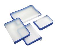 FolderSys 40454-40 - Tasca con chiusura lampo, formato A5, colore: Blu