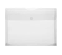 FolderSys - Cartelline portadocumenti con soffietto, formato A4, in PP trasparen