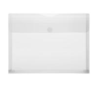 FolderSys - Cartelline portadocumenti con soffietto, formato A4, in PP trasparente, 10 pz