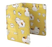 Folding Aluminum Oil Baffle 84cm Non-Stick(Yellow) | Foldable design, custom shape fit, per non-stick per surface, 84x32cm size, easy storage flat