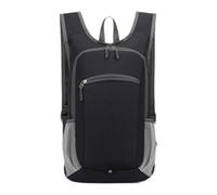 Folding Backpack, Foldable Outdoor Bag, Large Capacity Storage Organizer, Ergonomic Travel Companion, Lightweight Portable Design for Men, Women, Camping, Gym, Workout, 17.72x11.02x5.12 inches
