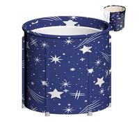 Folding Bathtub - Portable Bath Tub | Lightweight Foldable Portable Soaking Compact Adult Sized Spa And Ice Soaking Barrel For Shower Stall, Small Spaces, Home Use