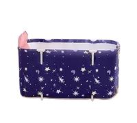 Folding Bathtub, Rectangular Shower Bathtub, Nylon Material, Portable Bathing Bucket for Daily Use, Hot Weather Travel, Home, Beach, Kids, Bathroom, Outdoor, Adults and Camping Washing, 120x55x50cm