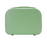 Folding Bike Suitcase, Travel Hand Luggage with Front Carrier Block Adapter 14 Inch Mini Suitcase for Commuting Short Trip ABS Material (Verde)