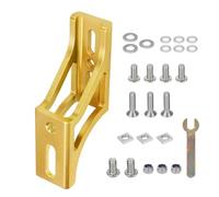 Folding Bikes Anteriore Carriers Adapter, Carriers Attachment, Foldable Bicycle Mount Holder, Easy Installation Cycling Supplies, Bracket for Long Distance Travel, Black, Red, Gold