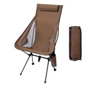 Folding Chair, Lightweight Portable Camping Chair, Compact Travel Chairs with Cup Holder, Oxford Cloth, Aluminum Alloy, Easy Setup for Camping, Tailgating, Beach and Sports Events, 45x43x105cm