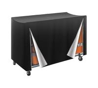 Folding Chair Rack Cover - Waterproof Patio Shield, 73x35x42 Inch Folding Chair Rack Dust Cover 420D For Outdoor | Indoor Camping Patio Garden