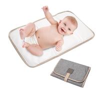 Folding Changing Pad - Foldable Comfortable Diaper Pad Waterproof | Kids Accessories With Magic Stickers For Outings Travel Trips Journeys