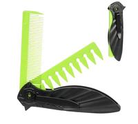 Folding Comb - 22x4cm Compact Hair Styling Brush,Pocket Foldable Mustache Combs For Men, Effortless To Use For Everyday Travel Business Outdoor Gym Birthday Delicate Men Women