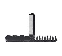 Folding Comb, Fine/Wide Tooth Travel Comb, 4.96 pollici, Styling Tool for Everyday Grooming, Mustache and Beard Care, Barber Oil Head Hair, Portable Salon Quality Accessory