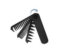 Folding Comb For Men, Fine & Wide Tooth Hairbrush, Foldable Comb Travel Hair Brush, Lightweight Hair Accessories For Fathers Commuting Travel Husband Business Trip Outdoor Gym Daily Birthday