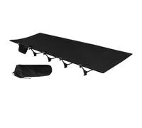 Folding Cot, Camping Bed, Lightweight Hiking Cot with Breathable Mesh, Compact Sleeping Solution with 150KG Load Capacity for Travel, Beach, RV, Guest Use, Oxford/Aluminum
