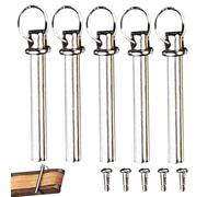 Folding Fan Rivet And Nut - Handheld Fan Shaft Fasteners Replacement, Metal Folding Hand Rivet Repair Kit For Chinese Japanese Foldinng Accessories Durable Pivot Screws