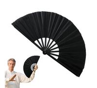 Folding Fans For Women | Foldable Dance Props,Handheld Womens Traditional Fan Use For Dancing Performances Kung Fu Cosplay Event Party Men Women Dancer, 14.17x1.97x1.97 Inches