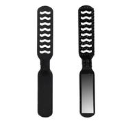 Folding Hair Brush, Compact Travel Comb with Built-In Mirror, Pocket Hairbrush for Thick Curly Hair, Lightweight Folding Design, Excellent Abs Materials, 18 * 2.5 * 2.5cm