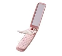 Folding Hair Brush - Pocket Size Comb | Portable Travel Hair Brush, Mini Hairbrush Small Compact Massage Comb Hairs Styling Tools For Women Girls Home Travel Gym Purse, Size Hairs Massage