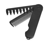Folding Hair Comb - Men Pocket Groomer, Portable Beard Styler, Fine detengle Edge Device | Salon Barber Travel Kit Professional Hinge Design, Hair Grooming Accessory for Daily Use Styling