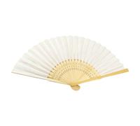 Folding Hand Fan, Chinese Wooden Frame Foldable Party Fan