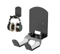 Folding Hook - ABS 9cm, Wall Mount Holder, Heavy Duty Design | Headphone Stand, Space Organizer For Men, Women, Home, Bedroom, Computer Desk, Bathroom, Closet, Entryway, Kitchen Use