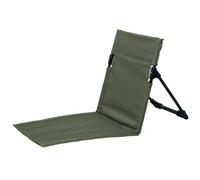 Folding Lightweight Floor Chair - Portable Legless Design With Back Support for Beach, Pool, Camping, Barbecues, Hiking and Picnic - Compact Reclining