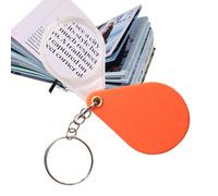 Folding Magnifier - Foldable Old People Keychain Handheld Magnifying Glass | Small Magnifying Lens | Hobby Building Tools For Inspection, Reading, Indoor & Outdoor Magnifier For Daily Life