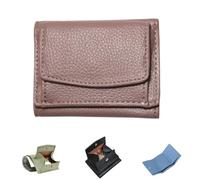 Folding Mini Wallet,Card Holder Organizer Pocket with Coin Pouch,Women Trifold Coin Purse