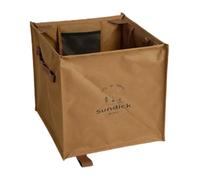 Folding Outdoor Garbage Bin - Reusable Compact Canister for Backyard Gatherings, Lightweight Portable Waste Basket | Beach Trips, Hiking Trails, Garden Care, Lawn Cleaning, Park Excursions, Roadside