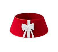 Folding Plush Christmas Tree Collar | Seasonal Holiday Tree Basket Collar Decoration, Soft Foldable Skirt Alternative For Living Room, Bedroom, Apartment, Office, Parties & Photo Backdrops