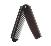 Folding Pocket Comb - Fine Tooth Hair Grooming Tool | Ergonomic Travel Styling Accessory with Smooth Teeth, Portable Beard Care Essential for Men Women, Compact Salon Supply