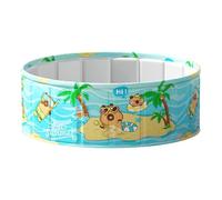 Folding Pool, Ground Swimming Pool, Thick Walls Pvc Material Easy Storage Leak Resistant, Portable Waterproof Bath for Backyard, Outdoor, Adults, Garden, Water, Parties