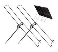 Folding Solar Panel Brackets - 2-Piece Lightweight Rack, Quick Setup Mount, Portable Metal Stand | Reliable Solar Panel Mount For Outdoor Travel Camping Lightweight Rack Garden Wind Power Energy Use