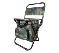 Folding Stool Cooler Bag - 3-in-1 Insulated Backpack Seat | Portable Campin