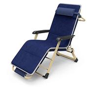 Folding Sun Lounger, Foldable Zero-Gravity Lounge Chair Recliner, Cotton Pad Adjustable Reclining Garden Outdoor Terrace Sun Lounger, Can Hold Up To 150Kg-Orange Interesting life