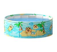 Folding Swimming Pool, Non Inflatable Ground Pool for Adults, Portable Waterproof Bath Basin for Outdoor Backyard Garden Water Parties, Easy Setup Swim Tool for Summer Relaxation
