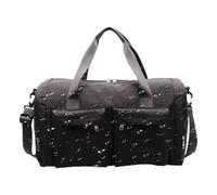 Folding Travel Bag, Duffle Packable Tote, Lightweight Carry Handles, Expandable Storage, Water Resistant Fabric, Excellent For Hospital Sports Hiking Weekend Airplane Camping Work